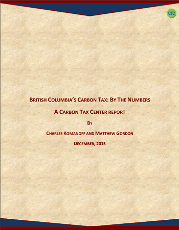 Read CTC's new report on British Columbia's carbon tax