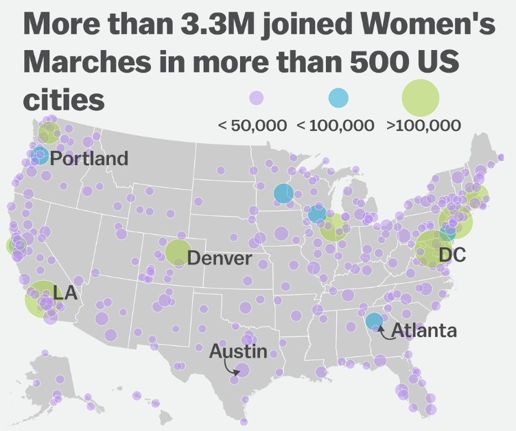 Map by Vox from figures compiled by Jeremy Pressman and Erica Chenoweth. 